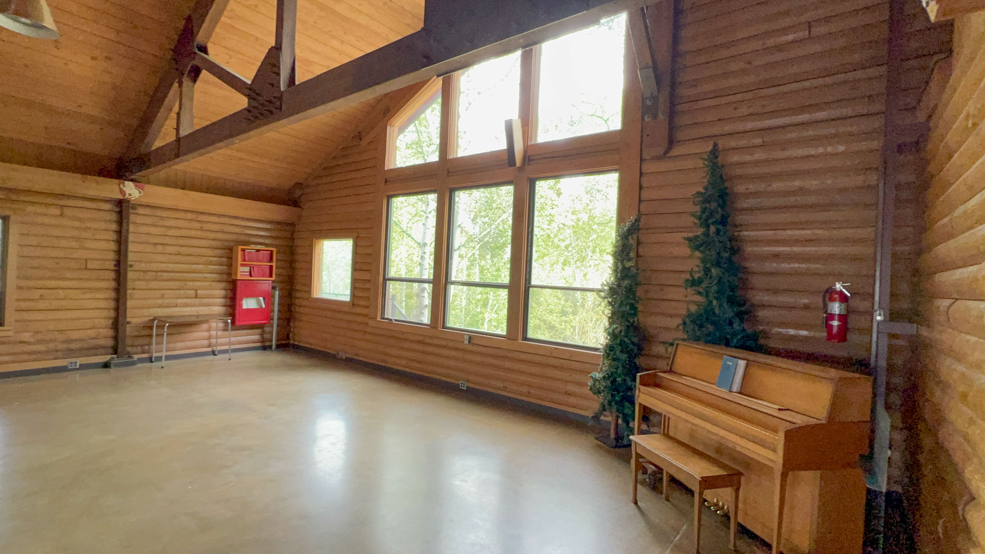 Inside the Snydermill Lodge
